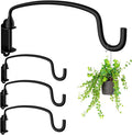 4 Pack Plant Hanger Bracket Wall Mounted Hooks by Garkup