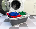 SAMMART 42L Collapsible Plastic Storage Basket by SAMMART