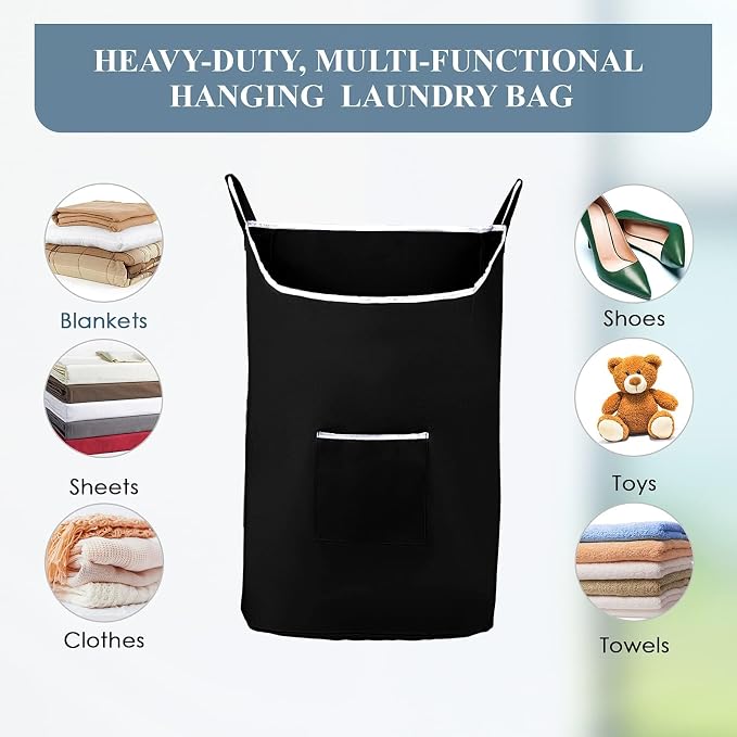 The Fine Living Co. X-Large Hanging Laundry Hamper - Image 5