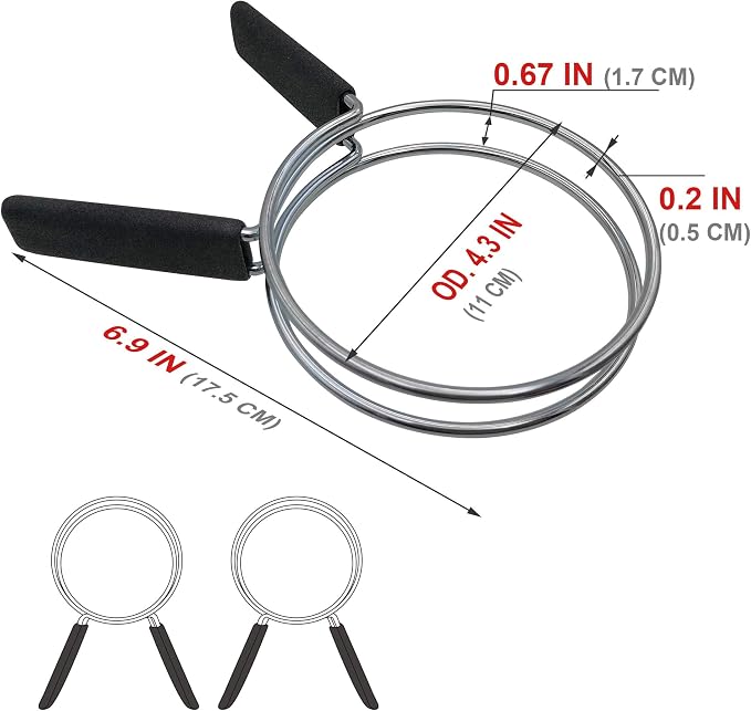 HAUTMEC 2 Piece Double-Loop 4 Inch Hose Clamp - Image 2