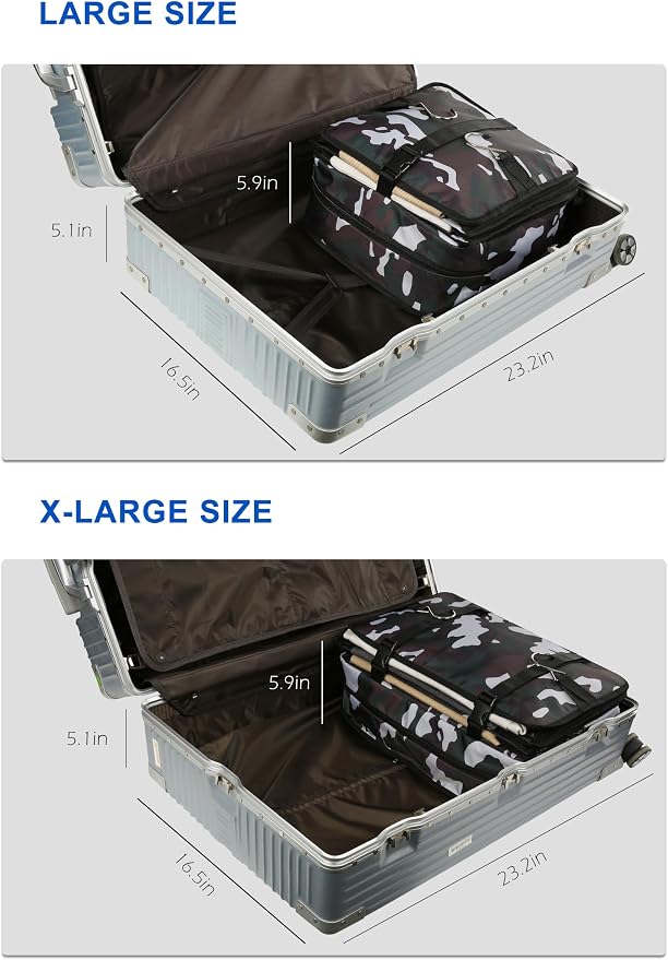 ELEZAY Hanging Packing Cubes Portable Travel Closet Collapsible Compression - Image 5