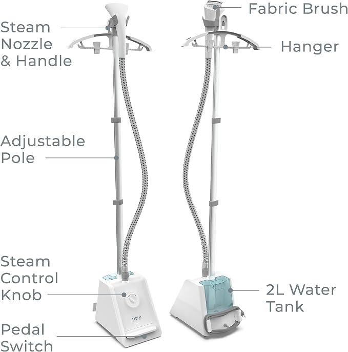 Pure Enrichment PureSteam Pro Upright Clothes Steamer - Image 5