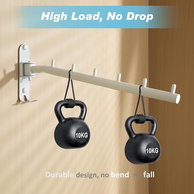 Alise Wall Mounted Drying Rack, Swivel Clothes Drying Rack Stainless Steel - Image 4