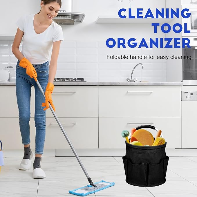 Cleaning Caddy for Cleaning Supplies, 17L Cleaning Supply Caddy - Image 4