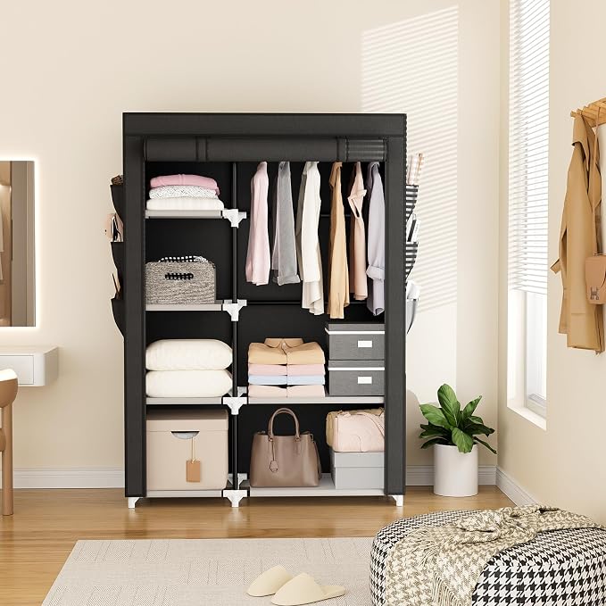 VTRIN Wardrobe Closet, 41.7 Inch Wide Portable Closets - Image 2