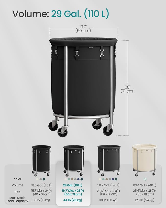 SONGMICS 29-Gallon Laundry Basket - Image 6