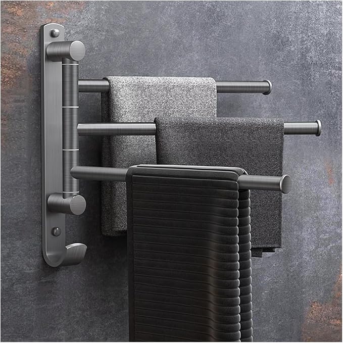 Swing Out Towel Bar Bath Towel Holder, 304 Stainless Steel Bathroom Hand Towel by Unknown