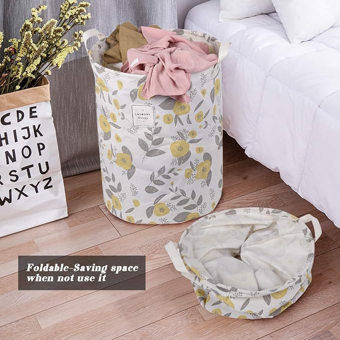 UUJOLY Collapsible Laundry Basket, Laundry Hamper - Image 3