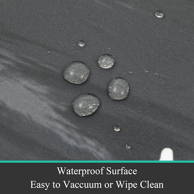 Pauwer Laundry Room Rug Runner 20"x60" Waterproof Rubber Laundry Mat Non Slip - Image 5