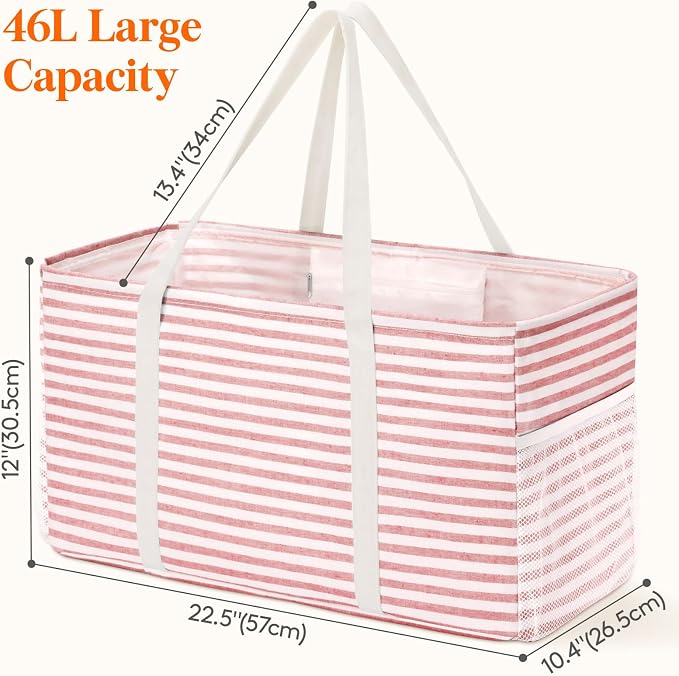 Lifewit Extra Large Tote Bag, Reusable Grocery Bags - Image 2