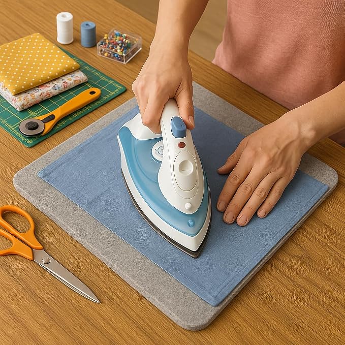 Wool Ironing Mat for Table Top – Portable Pressing Pad, Ironing Board - Image 2