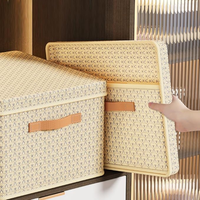 ARTIBETTER Beige Large Foldable Storage Bin - Image 4