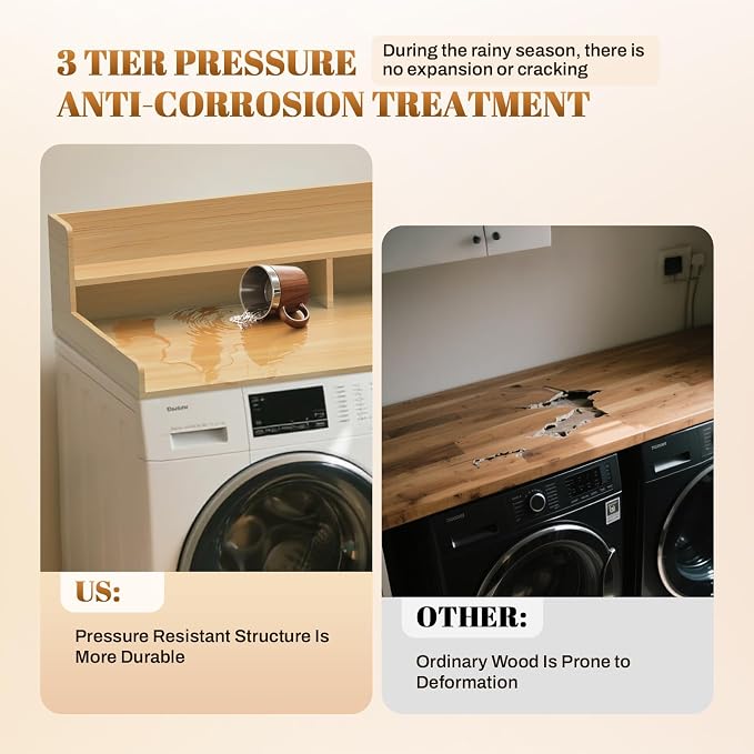 Dollate 2 Tier Washer Dryer Countertop - Image 6