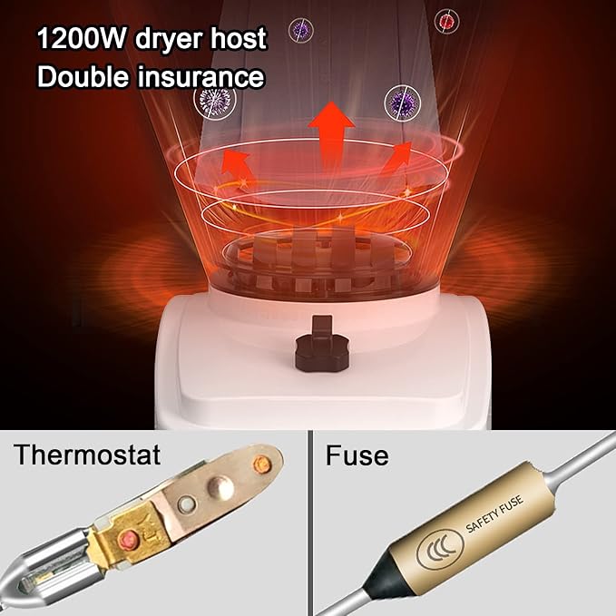 Foldable Electric Heated Clothes Airer Dryer Rack - Image 3