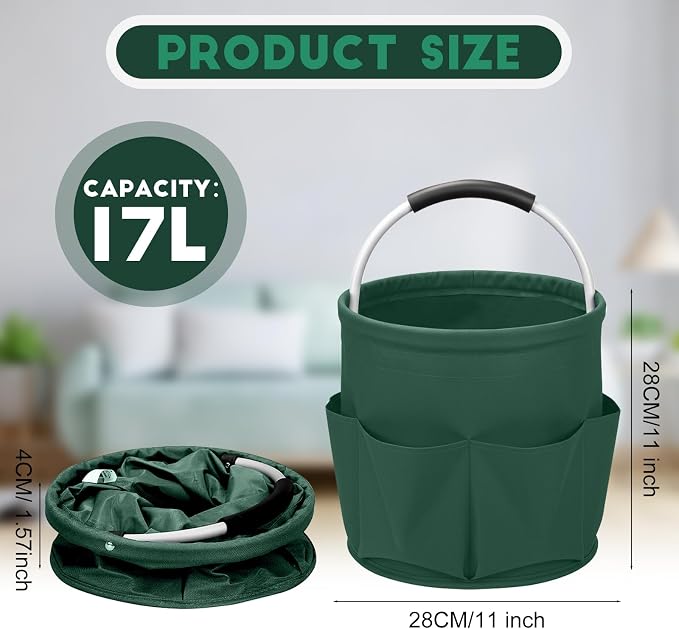Cleaning Caddy for Cleaning Supplies, 17L Cleaning Supply Caddy - Image 2