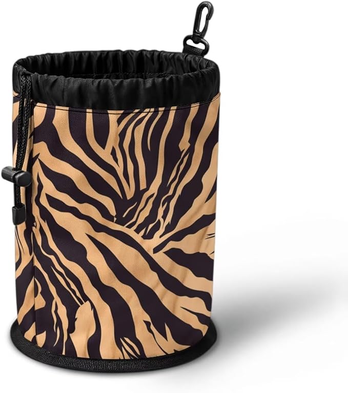 Zebra Print Clothespin Bag - Image 3