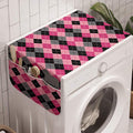 Ambesonne Abstract Washing Machine Organizer, Argyle Motif by Ambesonne