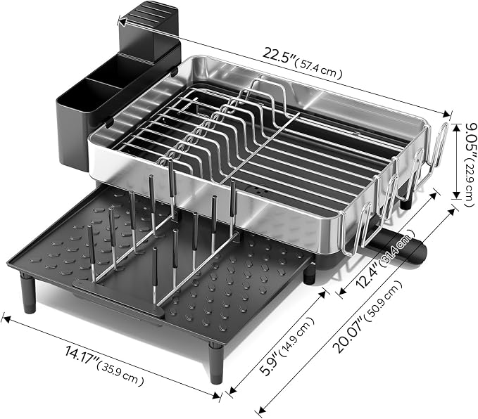Dish Drying Rack for Kitchen Counter - Image 2