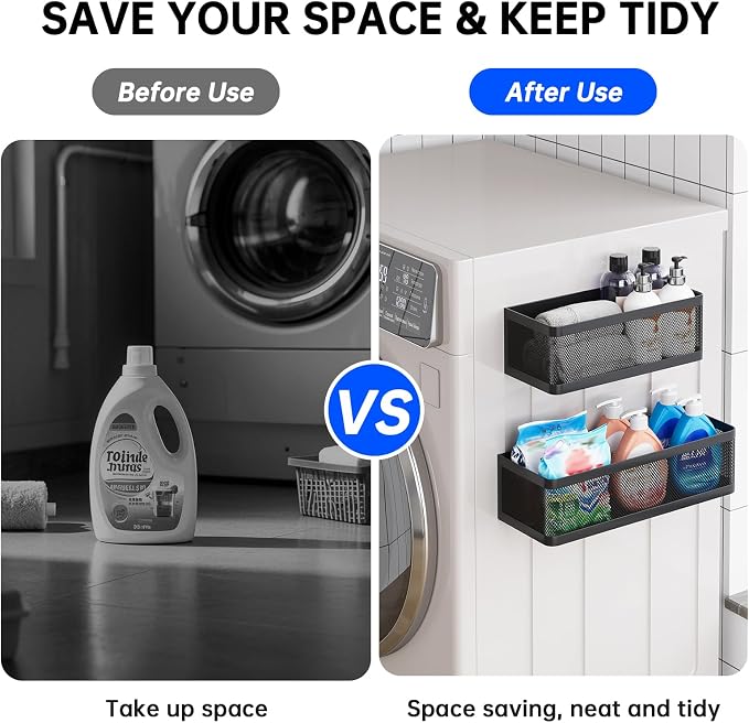 Magnetic Shelf for Washing Machine Laundry Room Magnetic Organizer Laundry - Image 7
