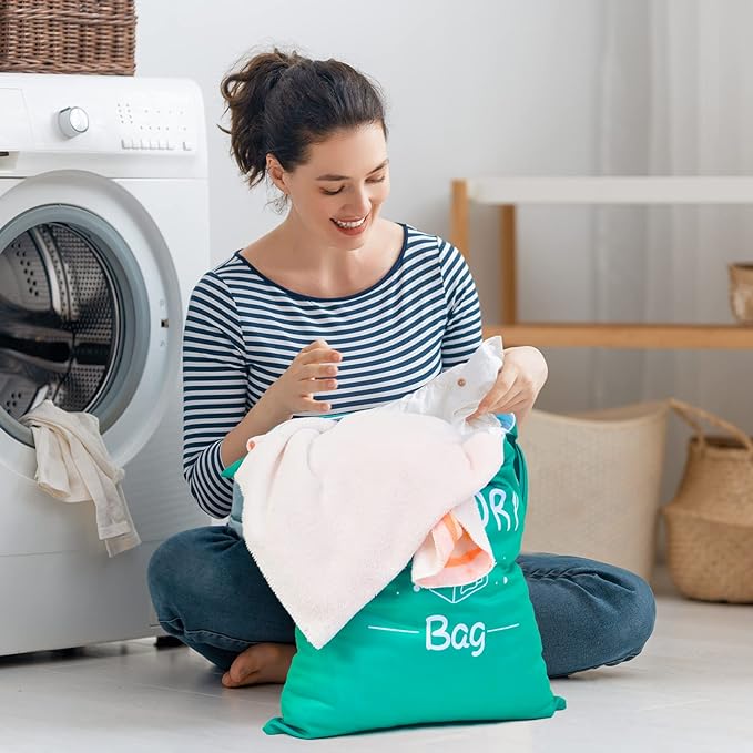 2 Pcs Large Travel Laundry Bags - Image 3