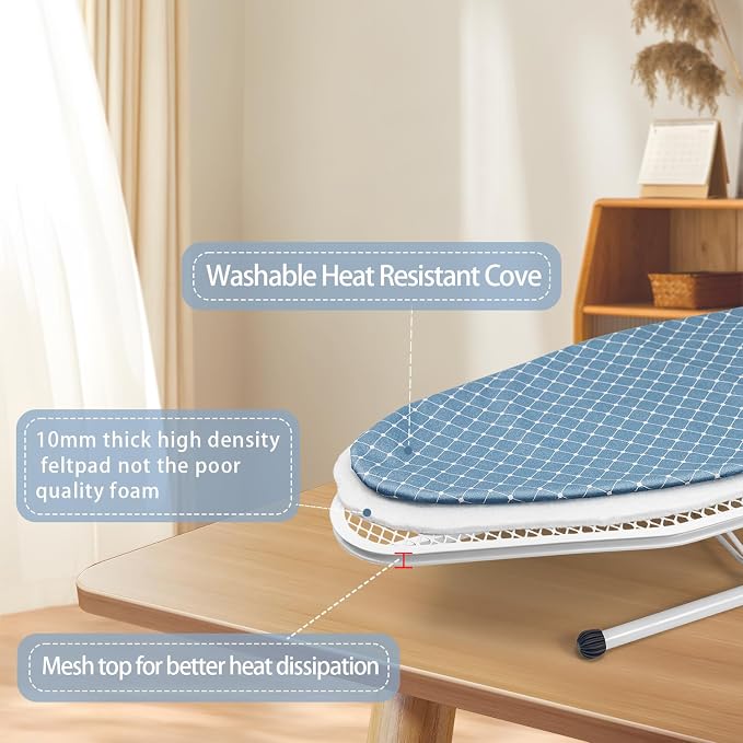 Duwee 12"×32" Table Top Ironing Board - Image 2