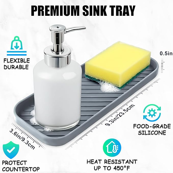 Silicone Sponge Holder for Kitchen Sink - Image 4