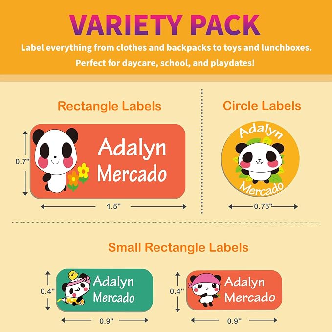 Custom Personalized Name Labels - Image 2