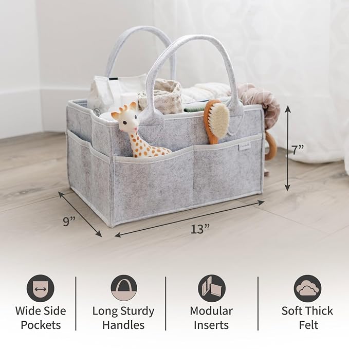 PUTSKA Baby Diaper Caddy Organizer - Image 2