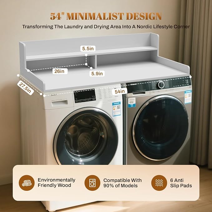 GCCSJ 2-Tier Washer Dryer Countertop - Image 2