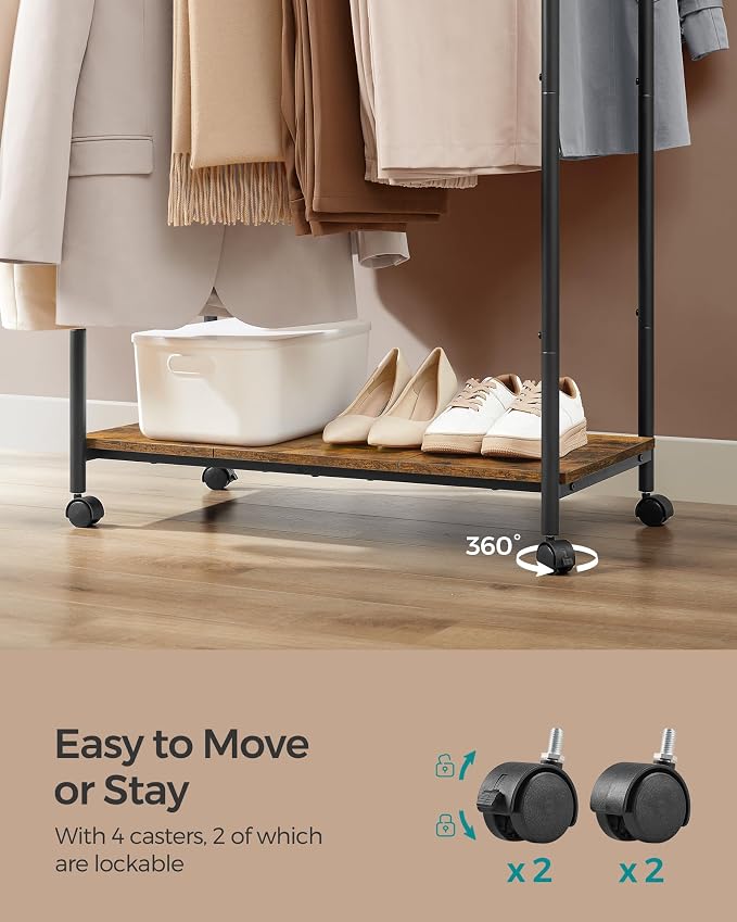 SONGMICS Double-Rod Clothes Rack - Image 8