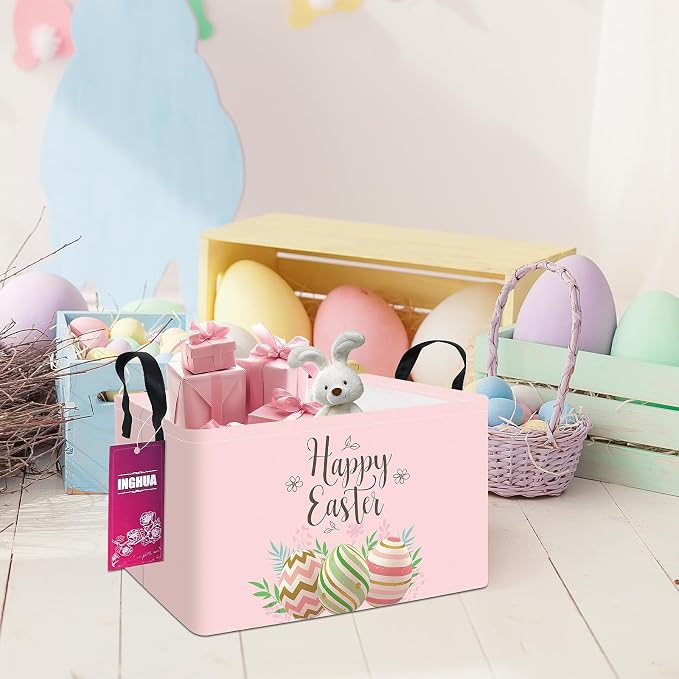 Rectangular Storage Basket Fabric Organizer Bin - Image 3