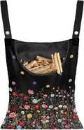 Flower Print 2 Pcs Clothespin Bag Laundry Hanging Storage Organizer Clothes Pin by LJMKZJN