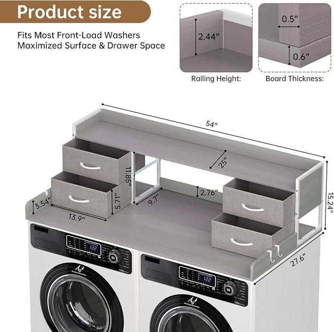 3-Tier Washer and Dryer Countertop - Image 4