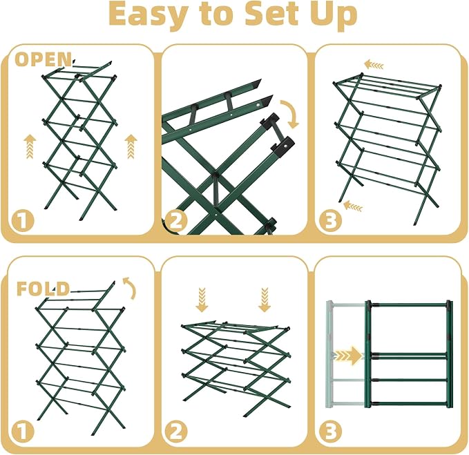 BAKON Clothes-Drying-Rack-Foldable - Image 5