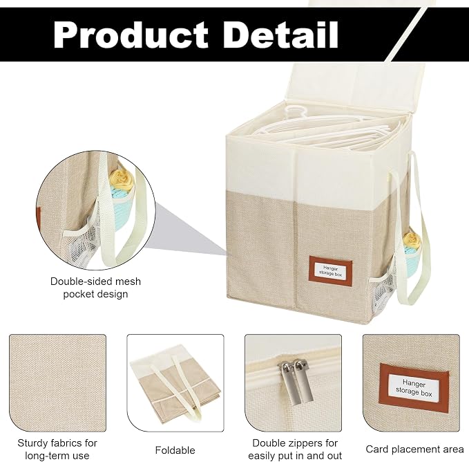 2 Pack Clothes Hanger Organizer Bag - Image 5