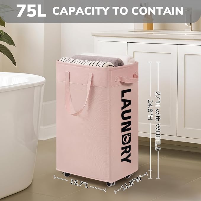 CHICVITA 2-Pack Laundry Hamper - Image 3