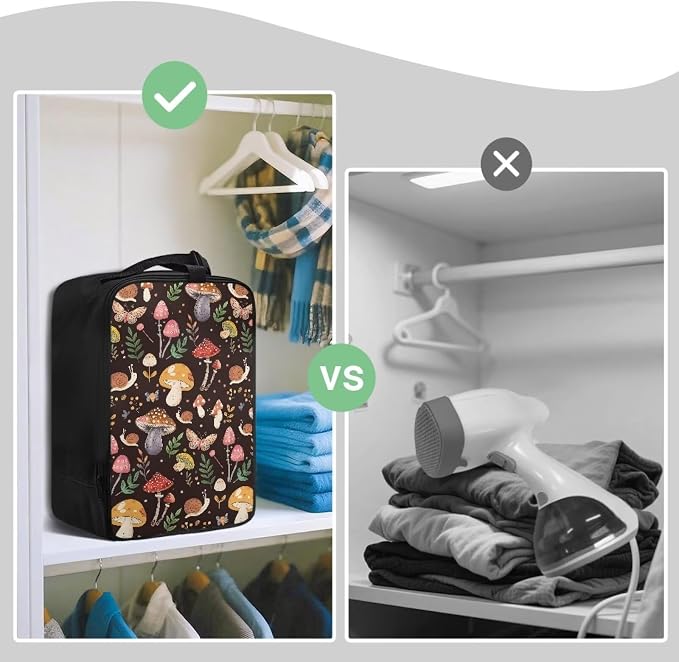 Mushroom Butterfly Portable Steamer Storage Bag - Image 4