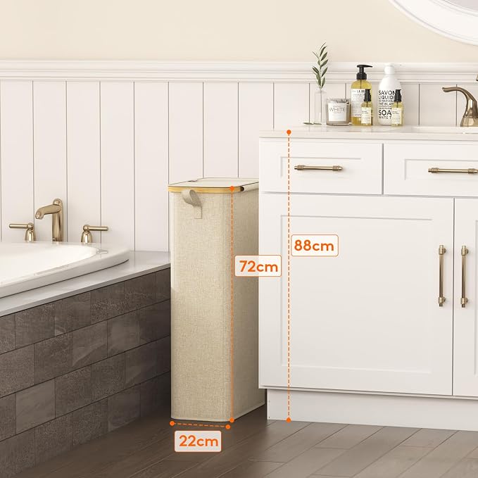 Lifewit 65L Slim Laundry Hamper - Image 2