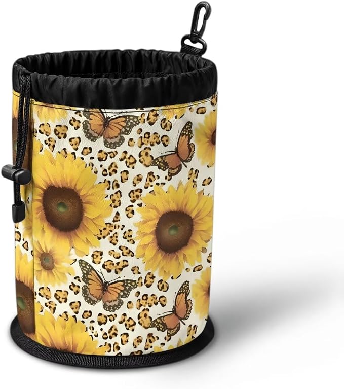 Clothespin Storage Bag with Hooks & Drawstring Closure Dragonfly Star Moon - Image 3