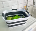 SAMMART 19L Super Mini Collapsible 3 Handled Plastic Tub by SAMMART