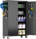 Extra Deep & Wide Metal Garage Storage Cabinet by GANGMEIMENTALSTORAGECABINET