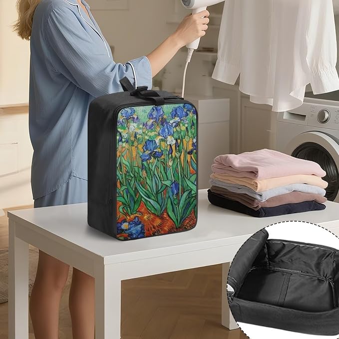 Iris Steam Iron Storage Bag Zippered Handheld Steamer Case Universal Fit - Image 3