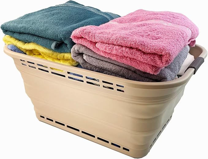 SAMMART 42L Collapsible Plastic Laundry Basket - Image 5