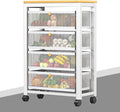 Compact Sideboard Storage Trolley Cabinet. Tall Larder Cupboard by Unknown