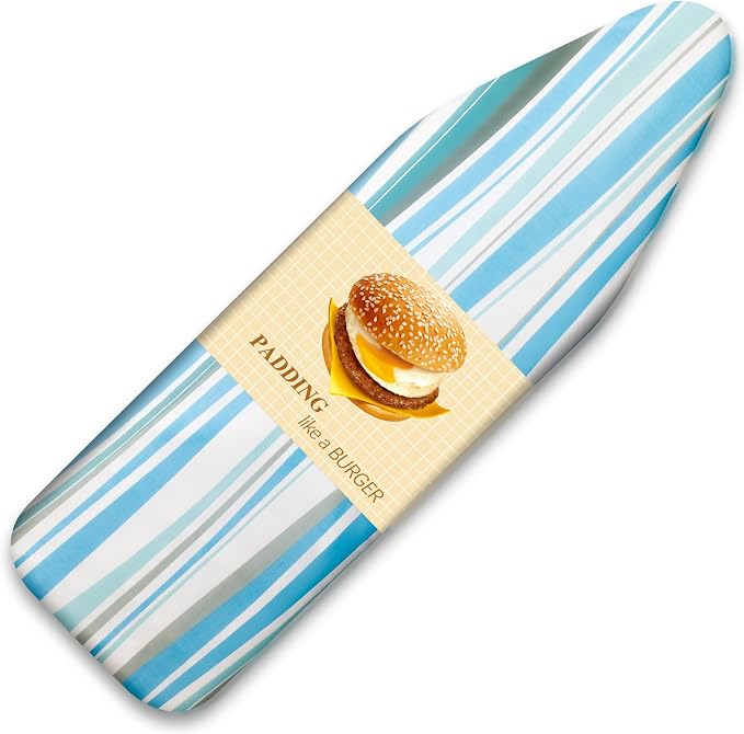 BNDX Ironing Board Cover, Stain Resistant & Durable Scorch, 2 Click Buckles by BNDX