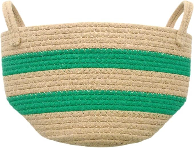 Youngfine Horizonweave Green Storage Basket - Image 4