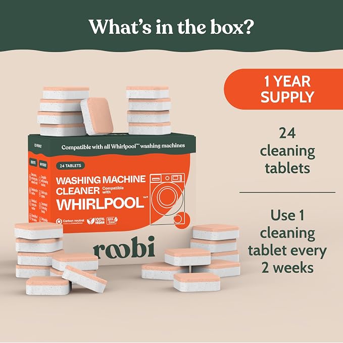 Roobi Washing Machine Cleaner Tablets. Compatible - Image 5