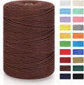 Macrame Cord 3mm x 328yd | 100% Natural Cotton Macrame Rope | 4 Strand Twisted by MacraBoho