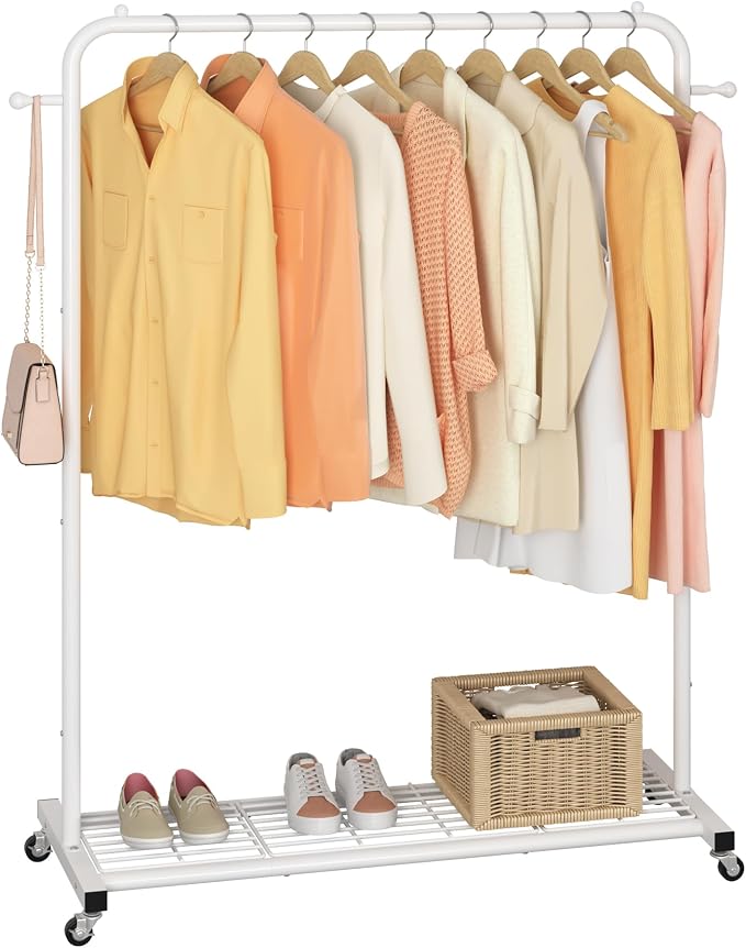 Sywhitta Clothing Rack on Wheels by haseverythingyouneed