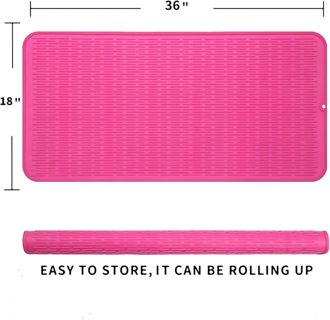 Silicone Dish Drying Mat for Multiple Usage, Easy clean, Eco-friendly, - Image 2